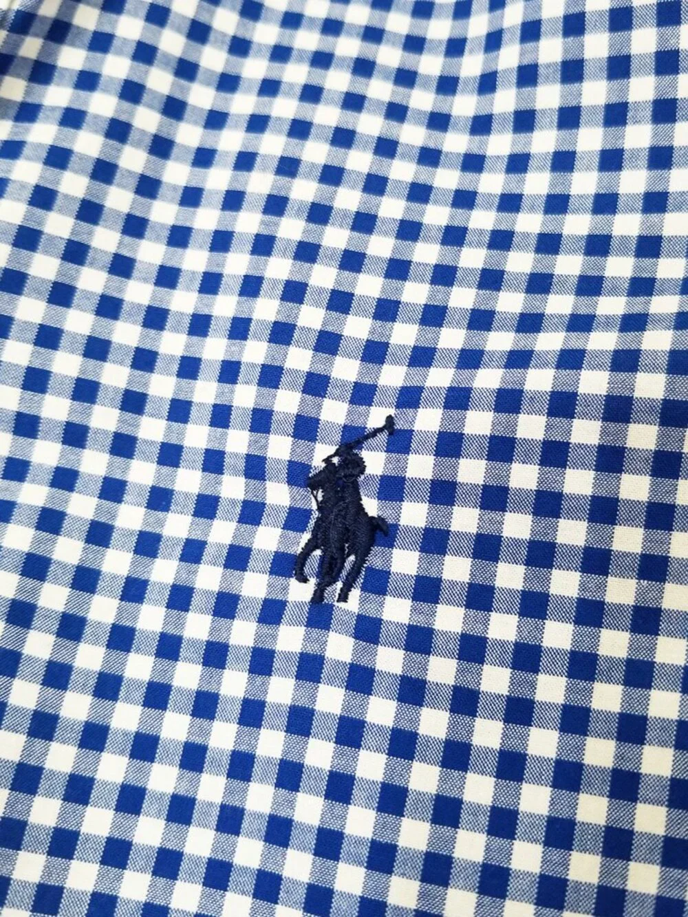 Polo Ralph Lauren Boys S/8 Gingham Cotton Poplin Button Down Shirt Top Pony $60